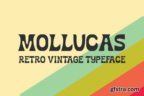 Mollucas - Retro Vintage Typeface