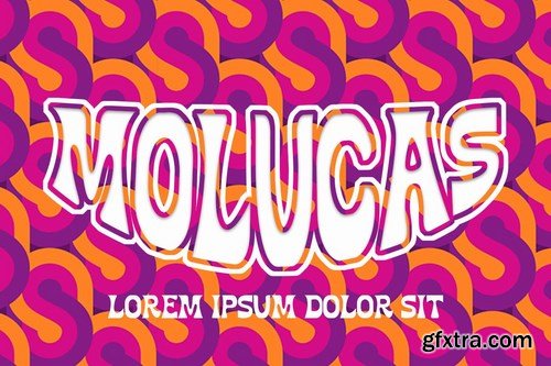 Mollucas - Retro Vintage Typeface