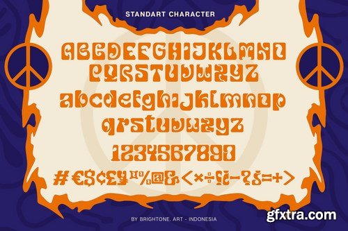 Curly Sweet - Psychedelic Style Font