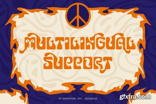 Curly Sweet - Psychedelic Style Font