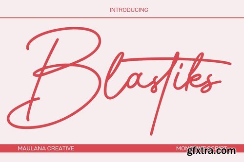 Blastiks Signature Font