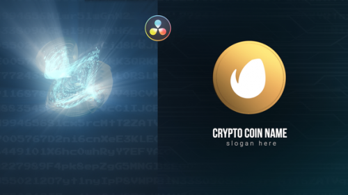 Videohive - Crypto Coin Logo Reveal - 36519115 - 36519115