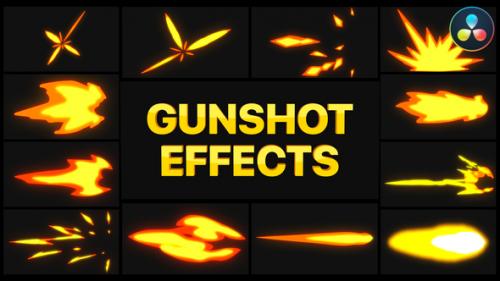 Videohive - Gunshot Effects | DaVinci Resolve - 36565755 - 36565755