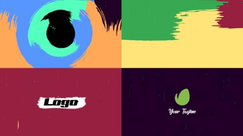 Videohive - Brush Logo | DaVinci Resolve - 36586572 - 36586572