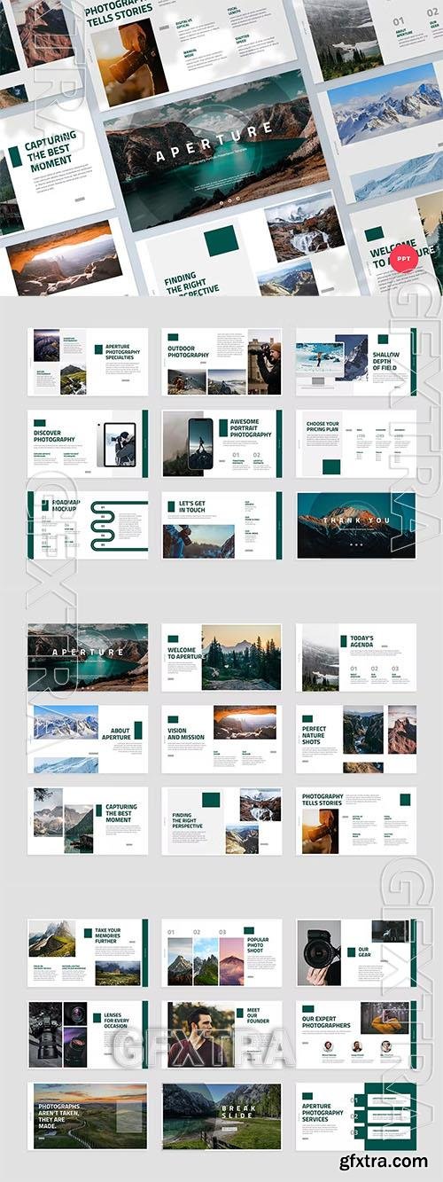 Photography Portfolio Powerpoint, Keynote and Google Slides Template