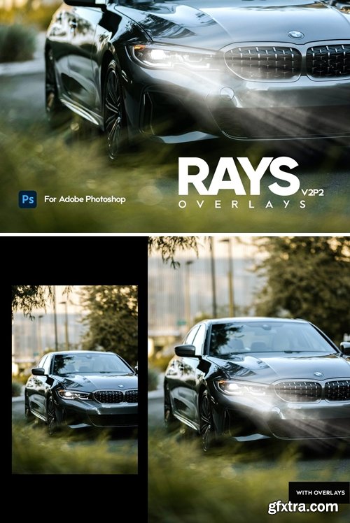 Rays - Ultra Realistic Overlays for Photoshop