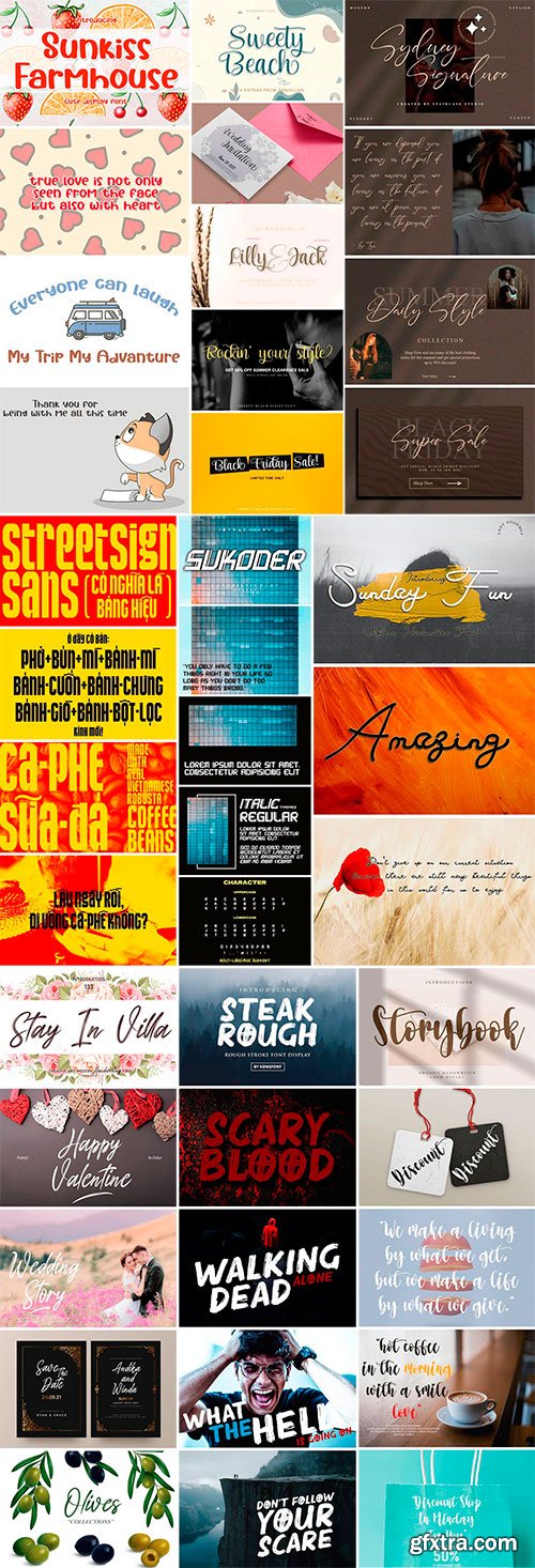 My Mix Fonts Bundle 40