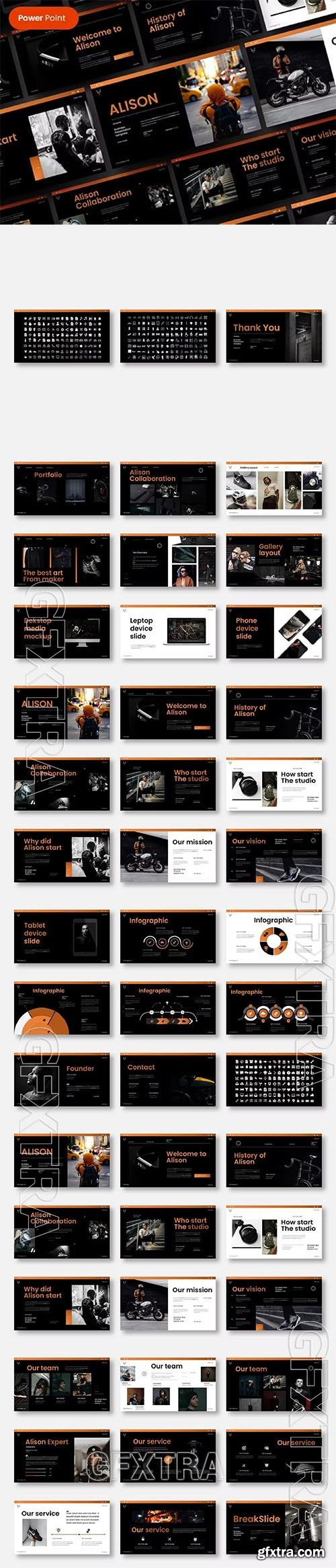 Alison – Business Powerpoint, Keynote and Google Slides Template