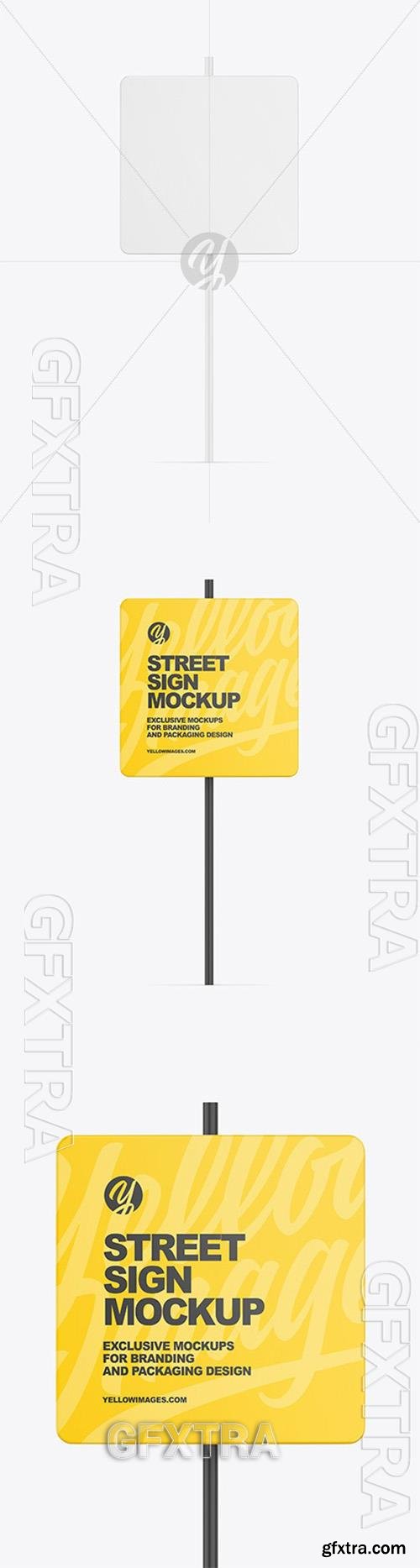 Street Sign Mockup 93047