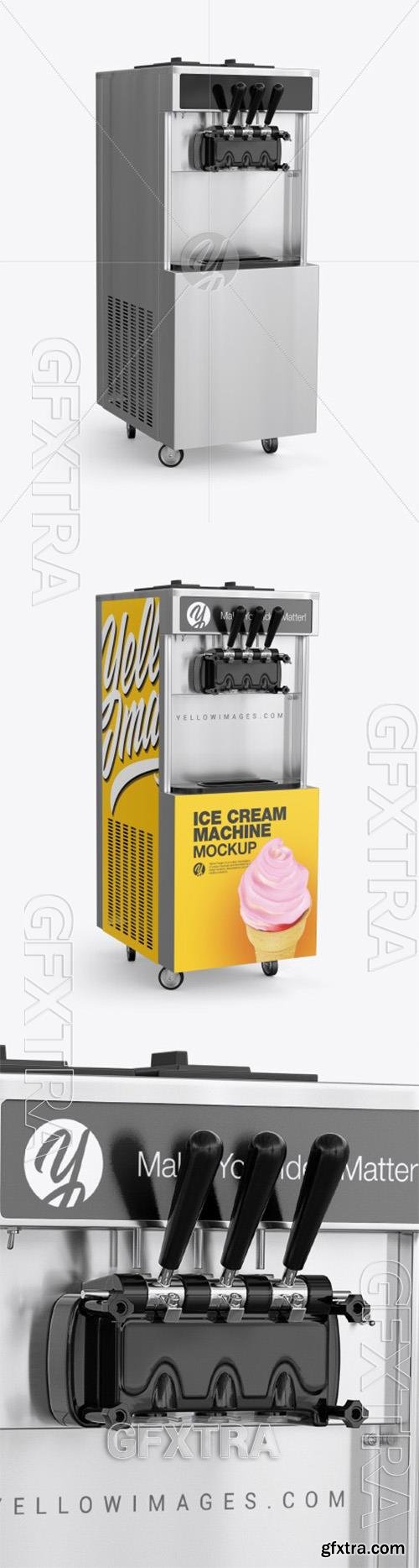 Ice Cream Machine Mockup - Half Side View 36124