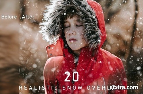 20  Realistic Snow Overlays, Snow PNG Backgrounds, Snow  Dust