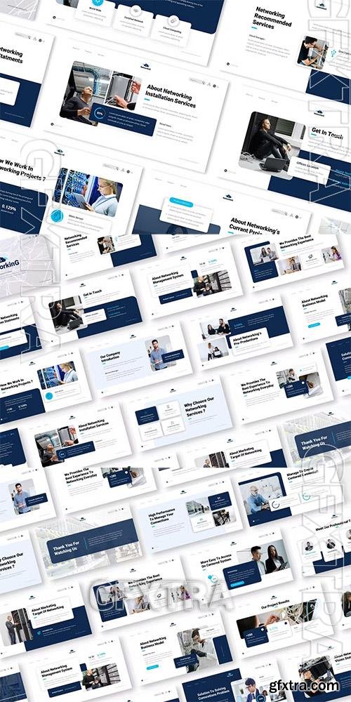 Networking Powerpoint and Keynote Presentation Template