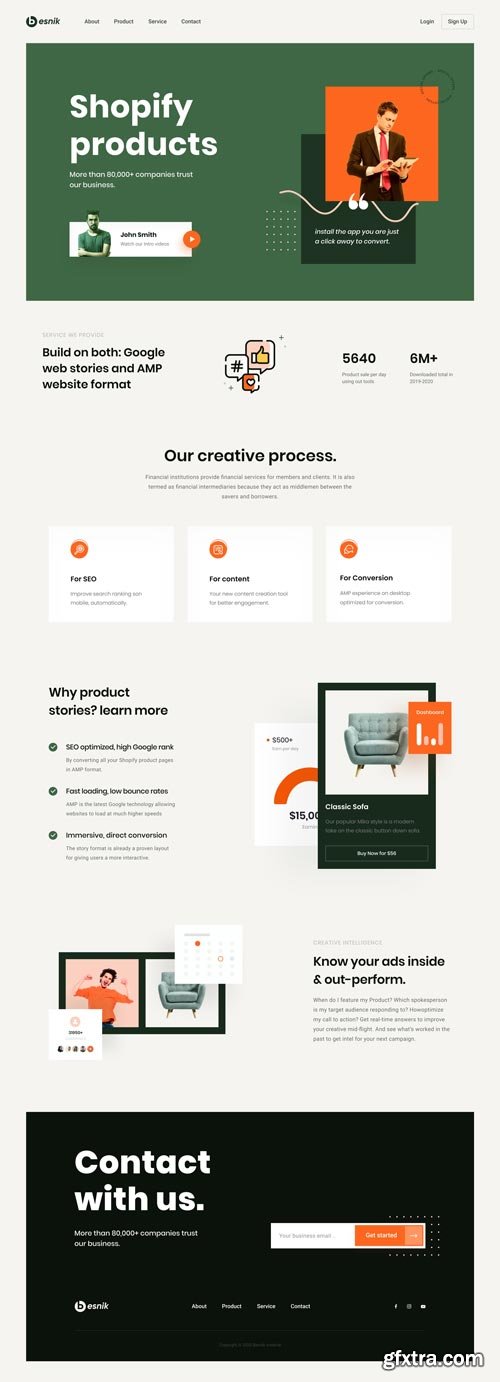 UiHut - Product Stories Website - 426