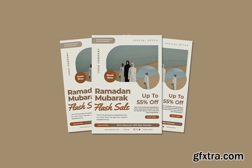 Ramadhan Mubarak Flash Sale Flyer