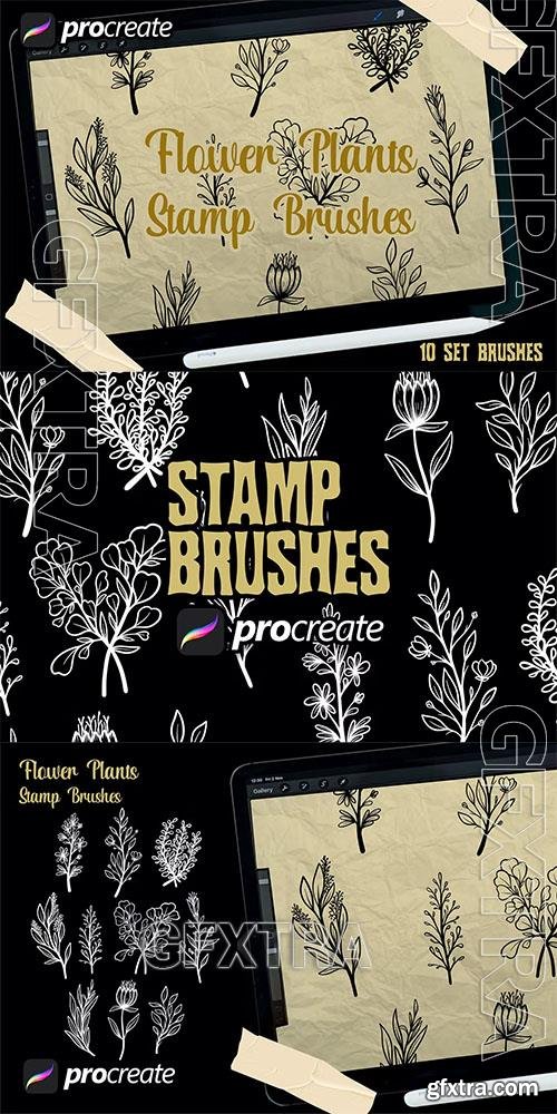 flower plants stamp brushes G2F67FF