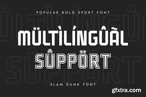 Slam Dunk - Popular Bold Sport Font