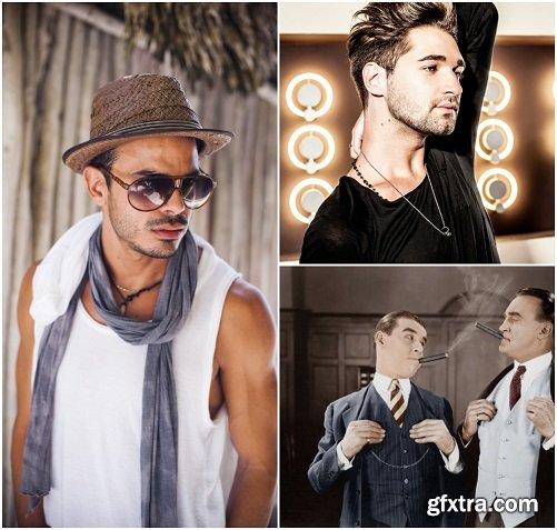 Fashionable Men - Stock Photos