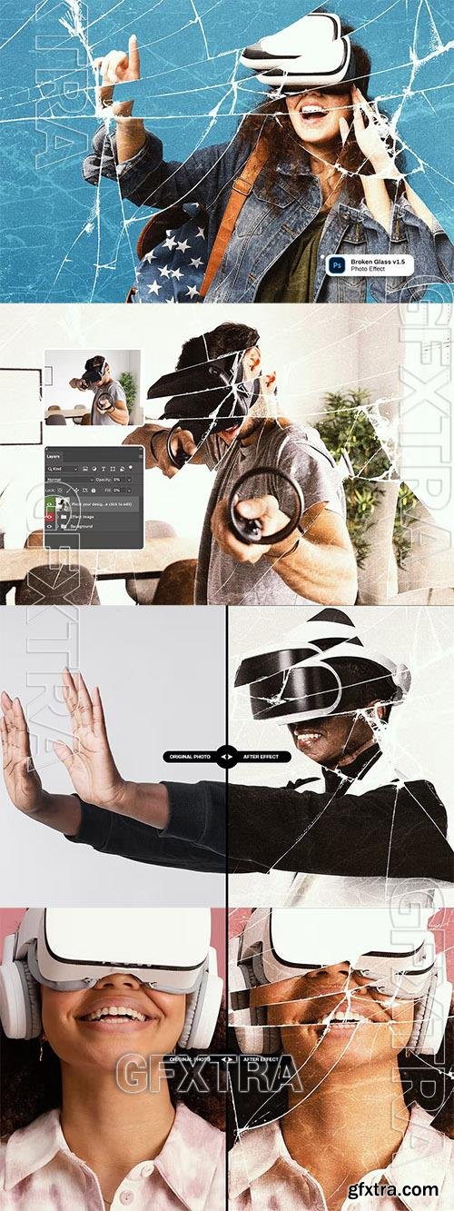 Broken Glass Photo Effect v1.5 UVAB7V8