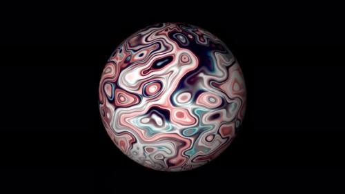 Videohive - Abstract Sphere Colorful Marble Ink Swirly Fluid Background - 36589107 - 36589107