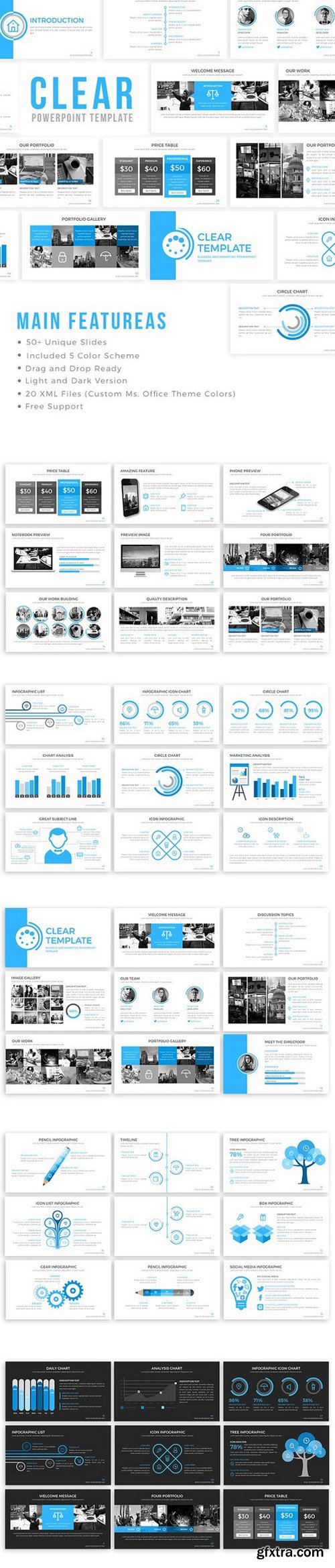 Clear PowerPoint Template