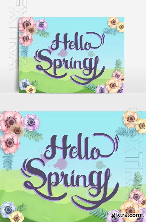 Beautiful Spring Text Effect vol 3