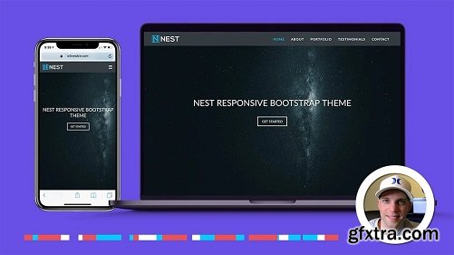 Build A Complete Responsive Website From Scratch with HTML5, CSS3 & Bootstrap