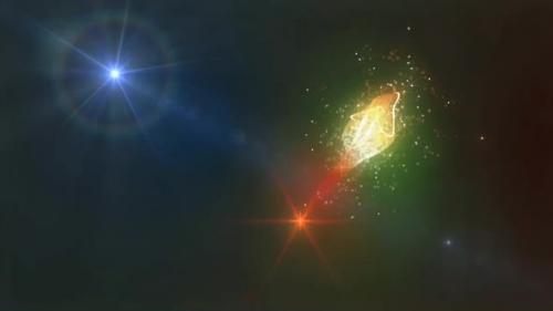 Videohive - Space Stars Fountain Sparkling Motion Loop Background - 36641103 - 36641103