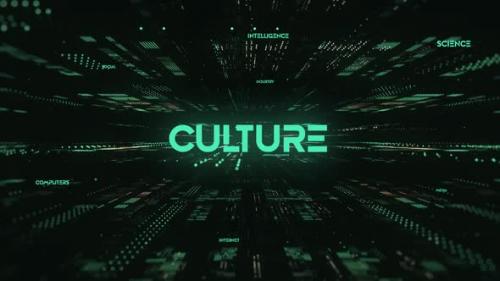 Videohive - Sci Fi Digital Data Word Culture - 36585568 - 36585568