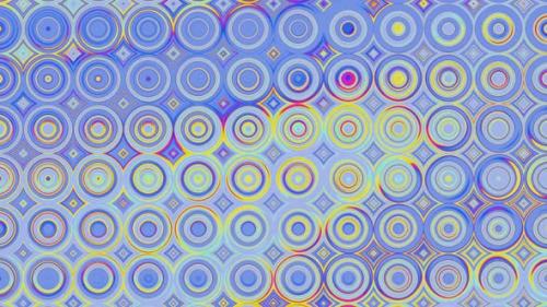 Videohive - Flowing Abstract Background of Multicolored Animated Circles - 36589725 - 36589725