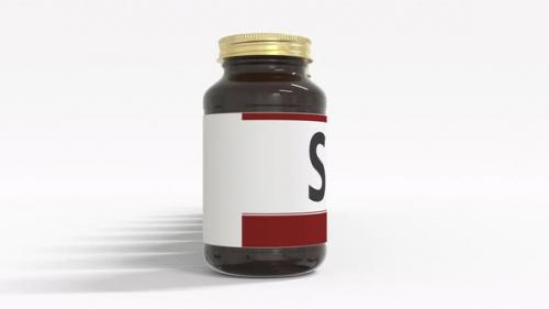 Videohive - STEROID Text on the Labels of Medical Bottles - 36605599 - 36605599