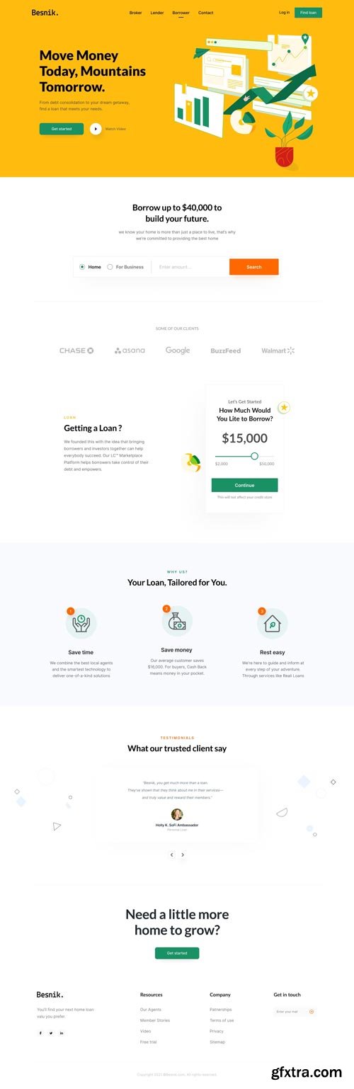 UiHut - Home Loan Web Template - 8392