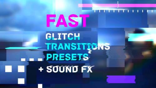 Videohive - Fast Glitch Transitions Presets - 36598330 - 36598330