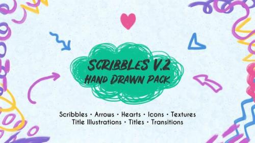 Videohive - Scribbles v.2. Hand Drawn Pack - 36609672 - 36609672