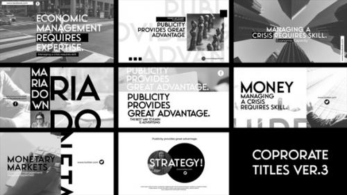 Videohive - Business And Corporate Titles V3 - 36609949 - 36609949