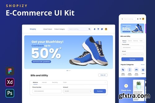 Shopizy - E-commerce UI Kit