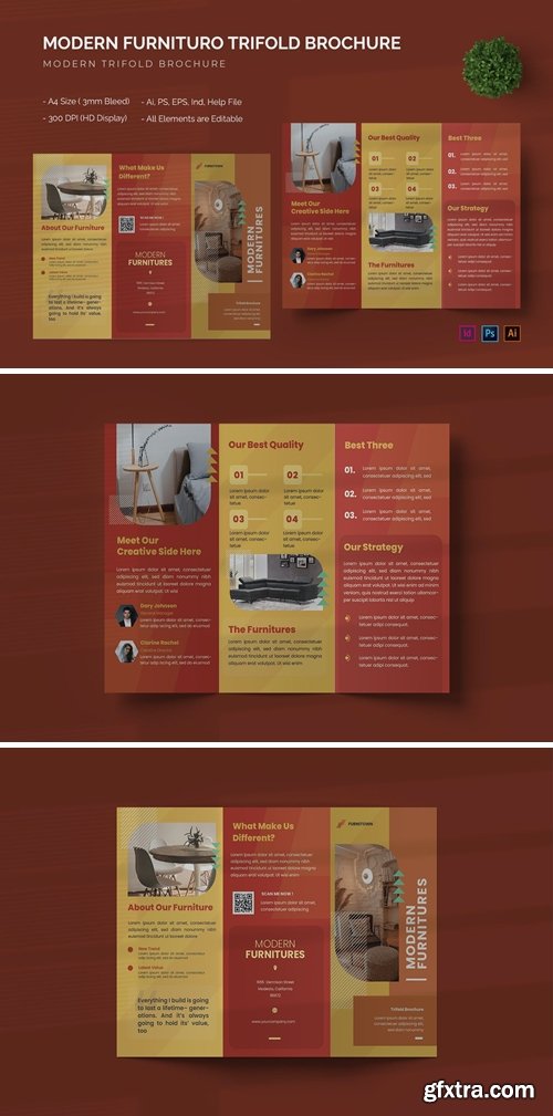 Modern Furnituro - Trifold Brochure