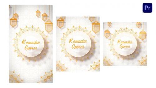 Videohive - Ramadan Opener | Social Media (3 in 1) | MOGRT - 36649719 - 36649719