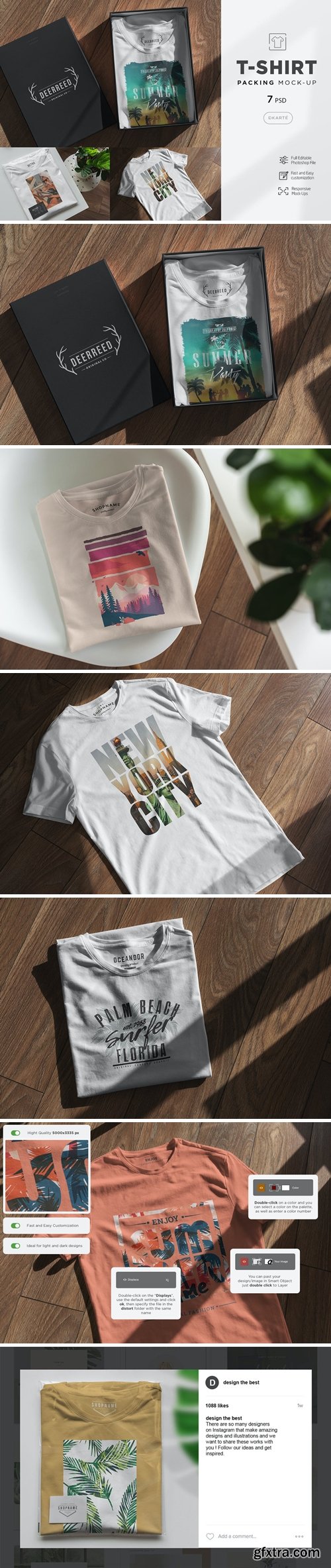 T-Shirt Packing Mock-Up