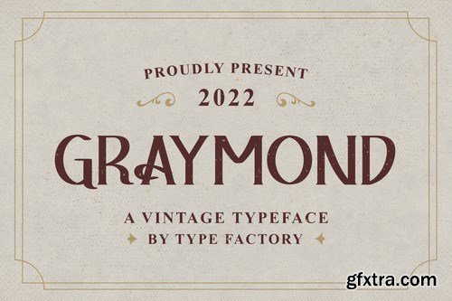 Graymond - A Vintage Typeface