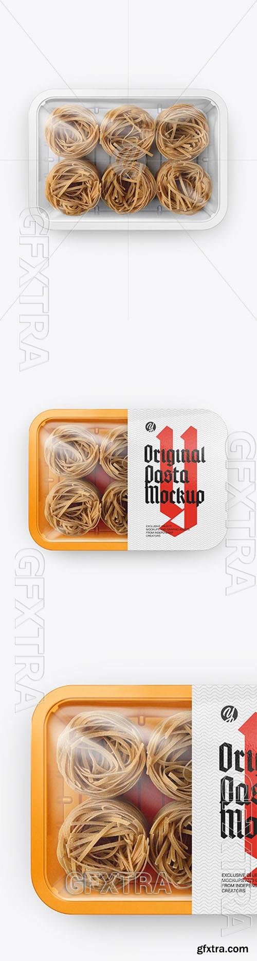 Plastic Tray With Pasta Mockup 83167