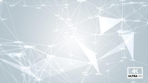 Videohive - Plexus Abstract Network Technology Science Background White V1 - 36678153 - 36678153