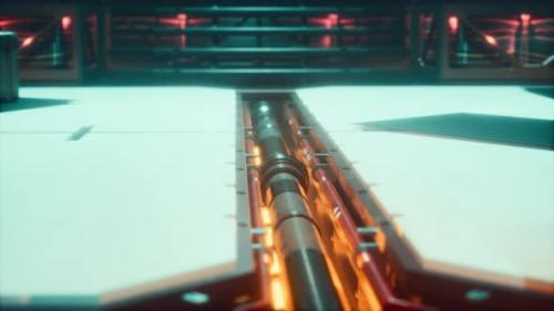 Videohive - Scifi Metal Channels in Spacecraft - 36679623 - 36679623