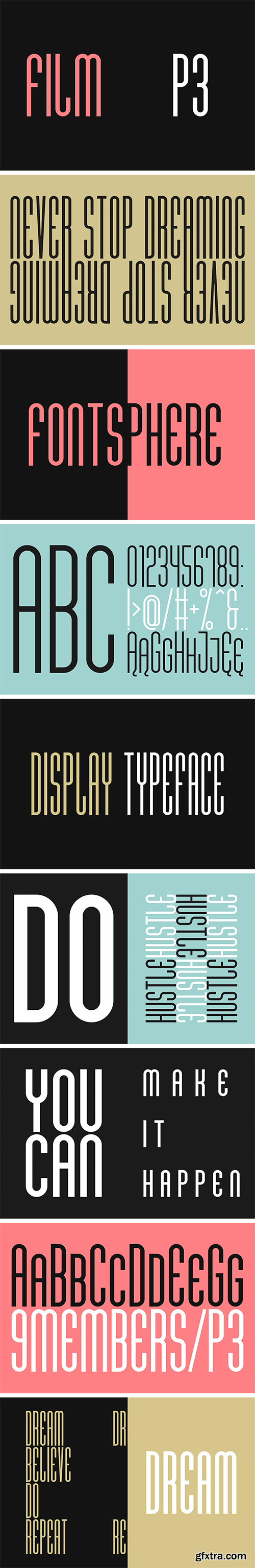 Film P3 Font Family