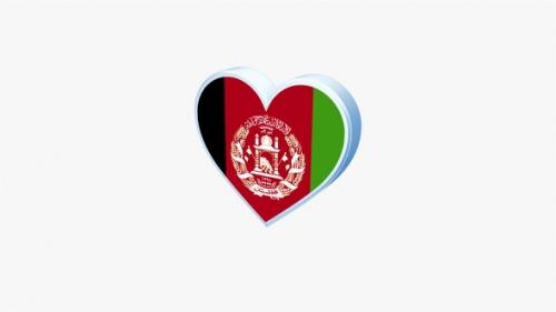 Videohive - Afghanistan Flag Heart Shape - 36680101 - 36680101