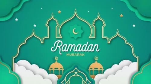Videohive - Ramadan Mubarak Animation 4K - 36640576 - 36640576