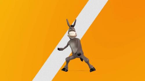 Videohive - Toon Donkey Crazy Dance - 36640756 - 36640756