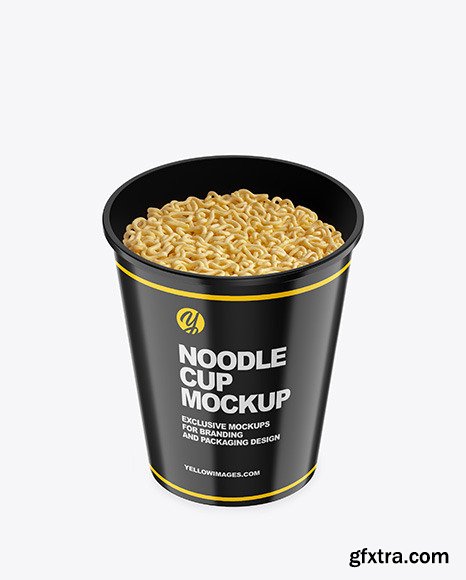 Glossy Noodle Cup Mockup 53442