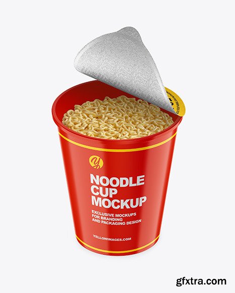 Glossy Noodle Cup Mockup 53442