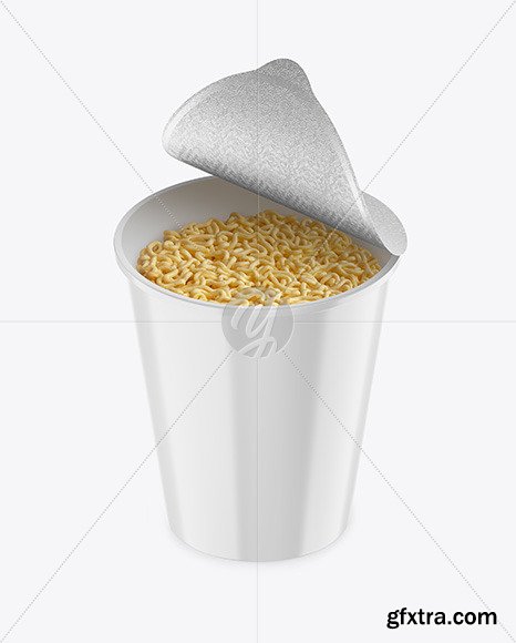 Glossy Noodle Cup Mockup 53442