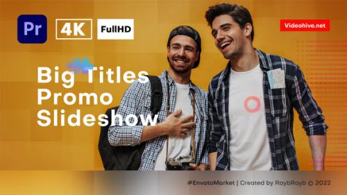 Videohive - Big Titles Promo Slideshow | Premiere Pro - 36672565 - 36672565